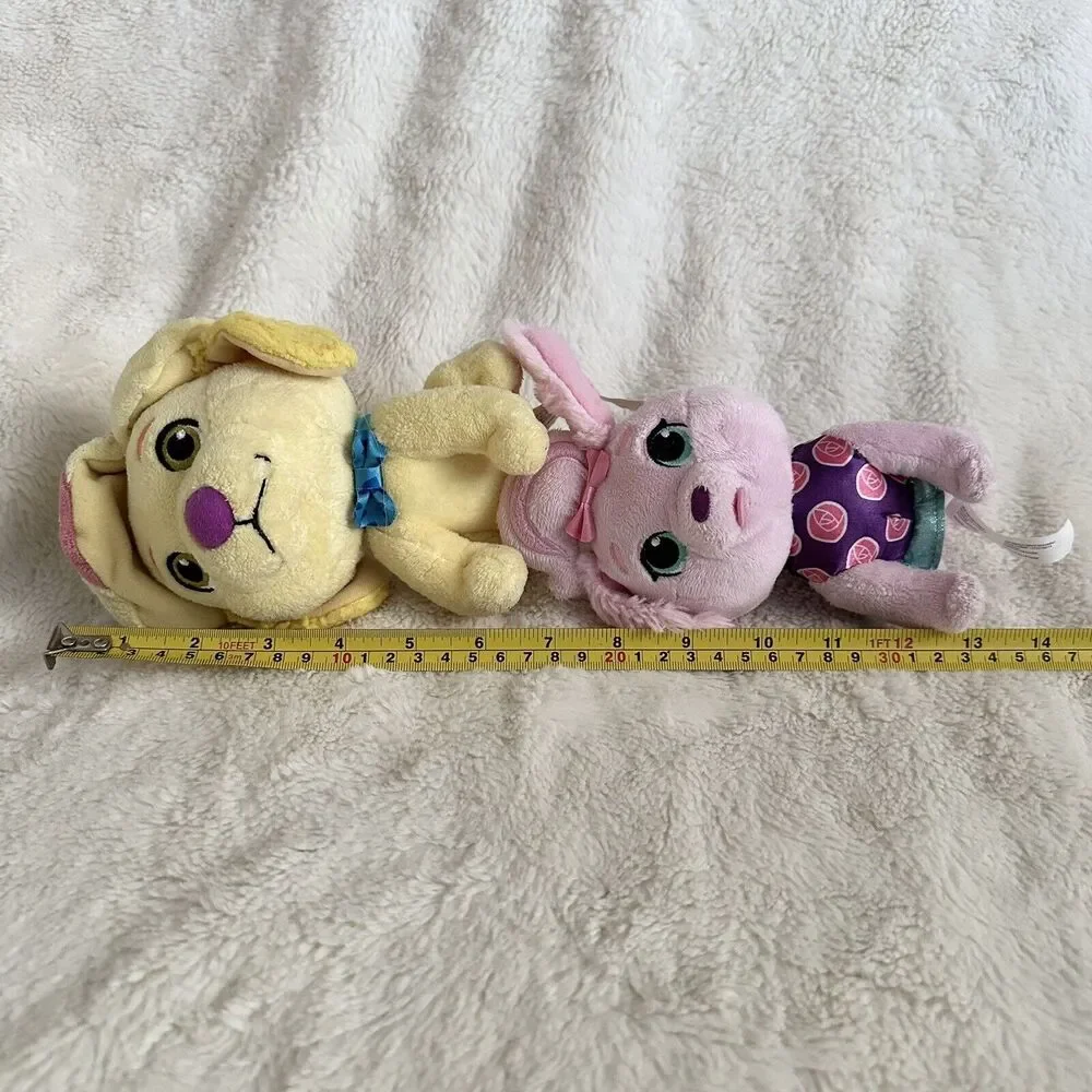 Fisher Price Nickelodeon Sunny Day Lot Of 2 Rosie Doodle Puppy Dog Plush Viacom